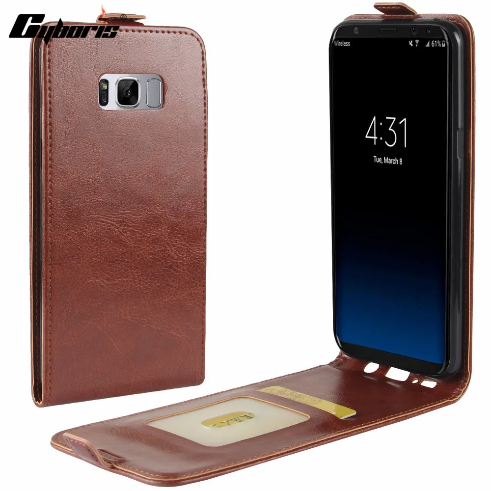 

Cyboris For Samsung Galaxy S8plus Case Funda Luxury PU Leather Wallet Vertical Cover Phone Flip Caso for Samsung S8 Plus Coque