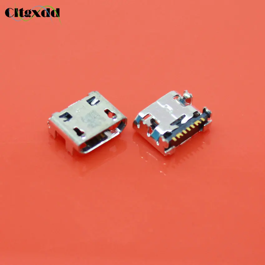 

cltgxdd 10PCS Micro usb connector jack socket charger charging port For Samsung I739 I759 I9128 s6810 Fame S6810P Young 2 G130HN
