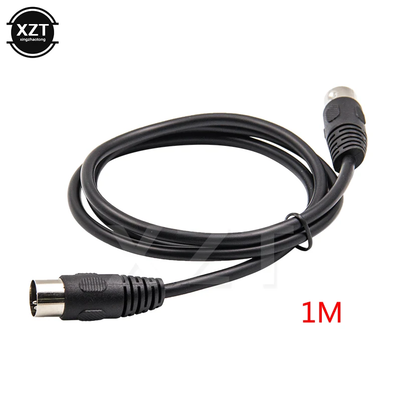 

Hot 3.28Ft /4.92Ft MIDI 5 Pin DIN Plug to 5 Pin DIN Audio Extension Male Cable Leads