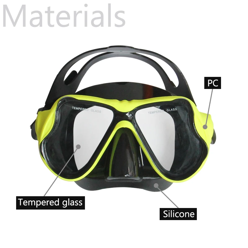 HIDER 1007, высокое качество, противотуманная маска для дайвинга, для отдыха, профессиональная маска для подводного плавания, для взрослых, Спортивная, водонепроницаемая, 5 цветов