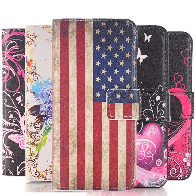 

Flower Leather Wallet Flip Case Soft Cover For Huawei Y5 Y6 II Compact mini Y5II Y6II 2 Russian Honor 5A LYO-L21 5inch