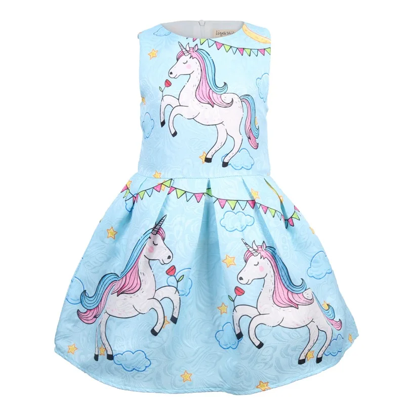 Princess Unicorn Print Dress | Unilovers