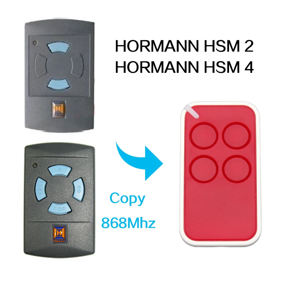 HORMANN HSM2 HSM4 пульт дистанционного управления rf универсальная Дверь ворота 868,3 МГц hormann hsm2 hsm4 пульт дистанционного управления