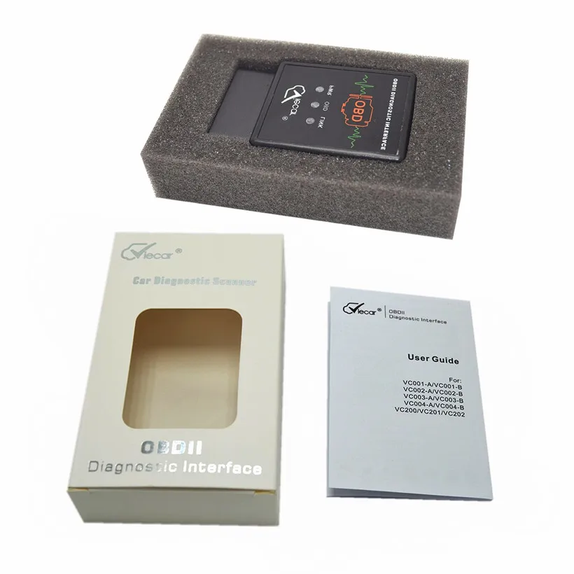 DHL 100 шт Bluetooth ELM 327 OBD2 сканер ELM327 OBD2 диагностический Интерфейс для Windows XP, Windows 7/8, Android, Symbian