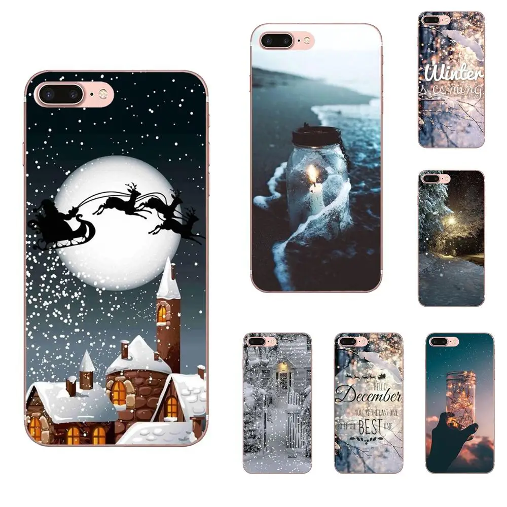 

Case Fashion Landscape Winter Light Snow For Xiaomi Redmi Note 2 3 3S 4 4A 4X 5 5A 6 6A Pro Plus