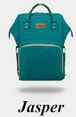 Jasper Милая сумка из узорчатой ткани Orangizer рюкзак Mommy Bag для Детские коляски - Цвет: Jasper