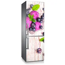 3D наклейка на холодильник Blackberry на деревянный холодильник посудомоечная машина дверная крышка кухня украшение дома аксессуары современная Наклейка на стену s