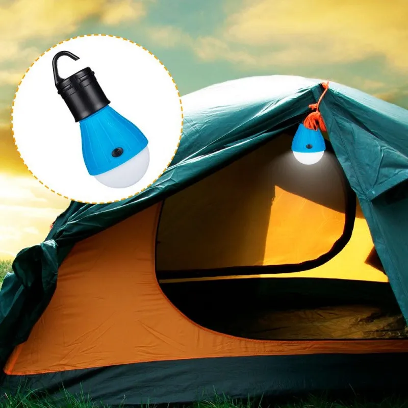 

Outdoor LED Mini Portable Lantern Tent Light LED Bulb Emergency Lamp Waterproof Hanging Hook Flashlight for Outdoor Camping