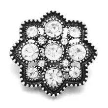 10 шт./лот 18 мм кристалл кнопки Браслеты для женщин Смешанные оснастку Пуговицы для оснастки ювелирных изделий