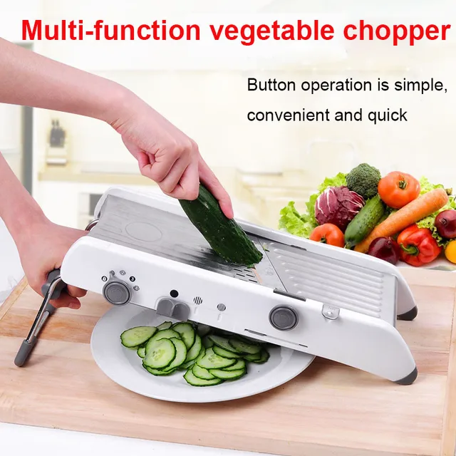 Cortador de verduras profesional con cuchillas de acero inoxidable 2