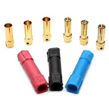 

10pairs Amass XT150 Connector Plug 6mm Gold-plated Banana Plug