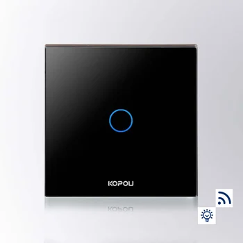 

Free Shipping, UK Standard Dimmer&remote Switch,1 Gang 1 Way,Wall Touch Dimmer Switch, Crystal Glass Panel,KT006UK