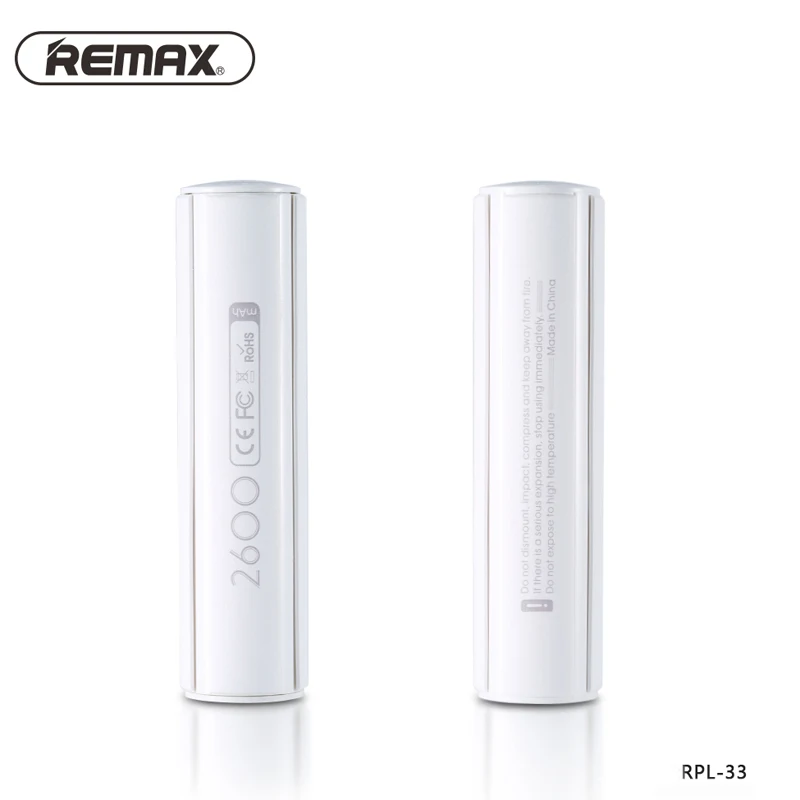 Remax Portable Power-Bank 2600 MAh Mini External Battery Charger 18650 Power Bank Batteries For Xiomi Mi Iphone Usb Pover Bank Remax Portable Power-Bank 2600 MAh Mini External Battery Charger 18650 Power Bank Batteries For Xiomi Mi Iphone Usb Pover Bank
