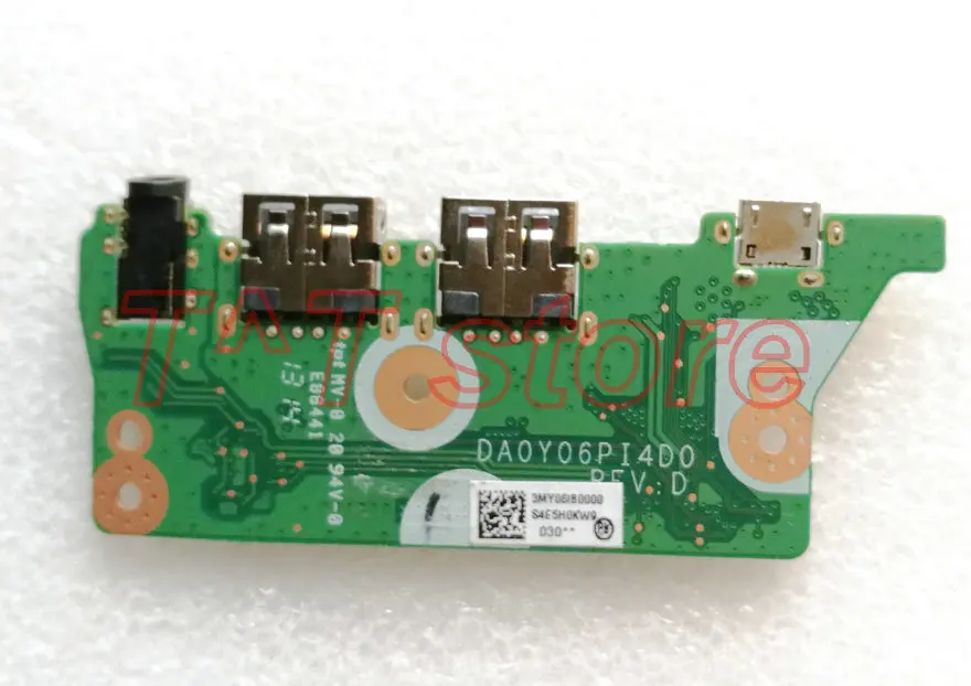 Original 761971001 para hp Chromebook 11 g2 i o Usb Áudio Mcro Usb Portas Placa com Cabo Da0y06pi4d0 Teste Bom - Imagem 2