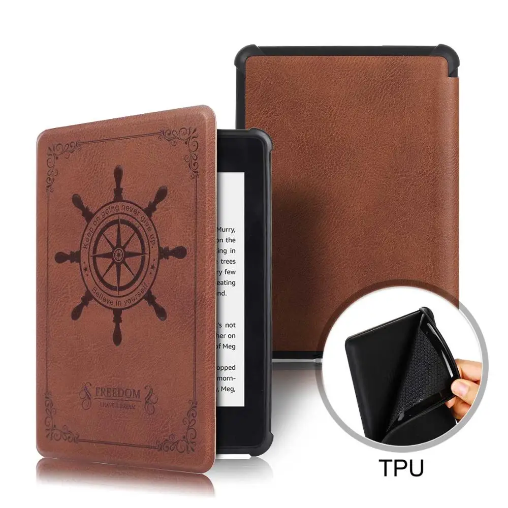 KP-2018-CD-Brown Магнитный смарт-чехол для Amazon, Kindle Paperwhite, чехол для Kindle Paperwhite 4, чехол 10го поколения - Цвет: KP-2018-CD-Brown