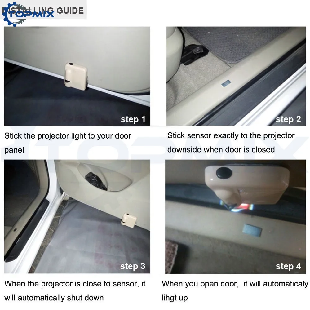 Wireless car door light 5