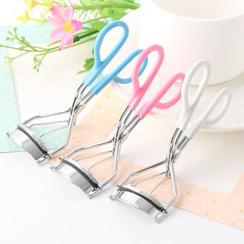 

1Pc New Fashion Pink Wonderful Pro Handle Eye Curling Eyelash Curler Clip Beauty Makeup Tool