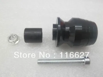 Бесплатная доставка 7/8 ''черные CNC алюминиевые ручки бар концы слайдер для Honda