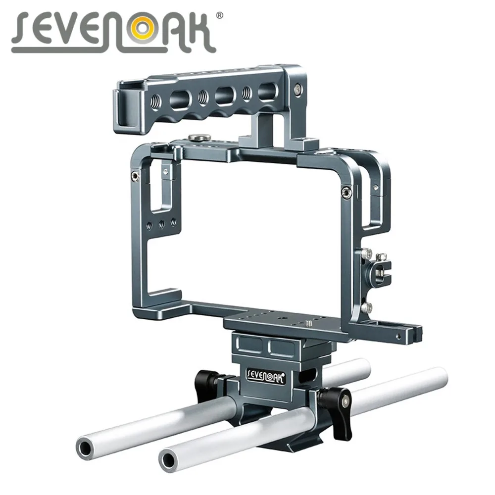 Sevenoak Skghc20 Aluminum Camera Cage With Top Handle Grip And Shoe