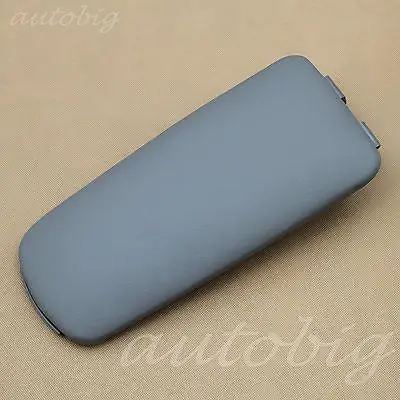

Gray Leather Armrest Box Console Lid Cover FOR 2006-2007 Audi A4 B7 Sedan Wagon