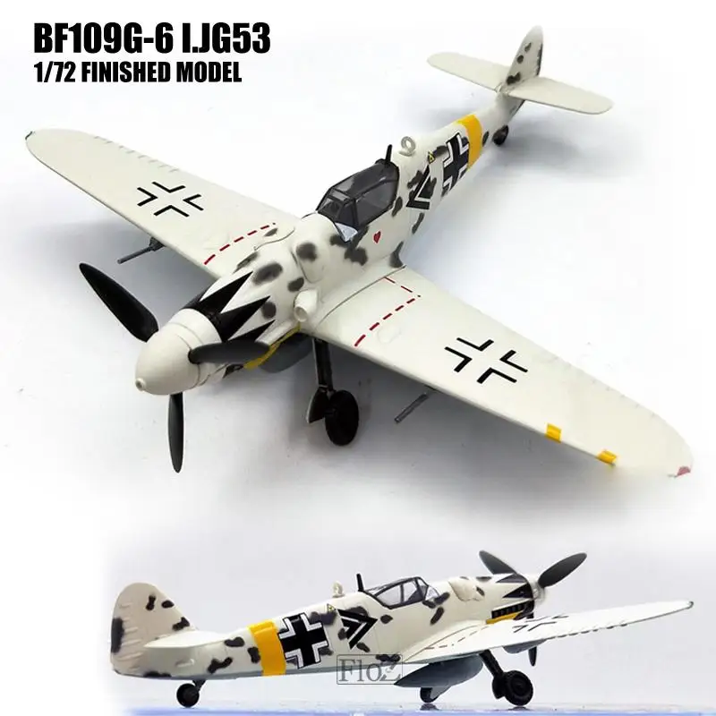 Немецкая BF109G-6 Второй мировой войны I. JG53 1945 Венгрия 1/72 самолет легкая модель |