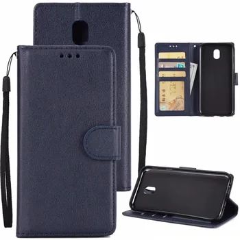 

10pcs/lot free shipping Solid color Wallet PU Leather +TPU Case For Samsung J3 PRO J5 PRO J7 PRO 2017 Photo Frame Card Slots