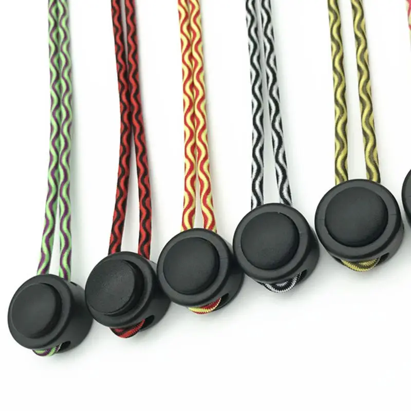 Elastic No Tie Round Shape Shoe Strings Laces Sneaker Shoelaces Without Tie Locking String Rope Running Sports Lanyard Supplies