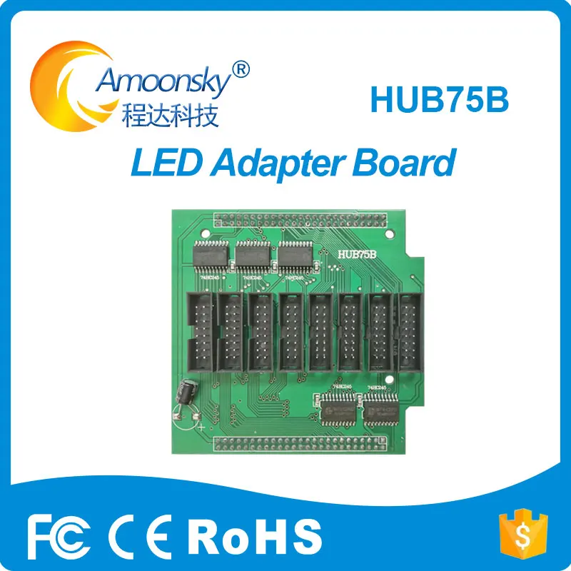 Hub75B светодиодная плата адаптера led pinboard для linsn принимающая карта rv801 rv801a rv801d rv901