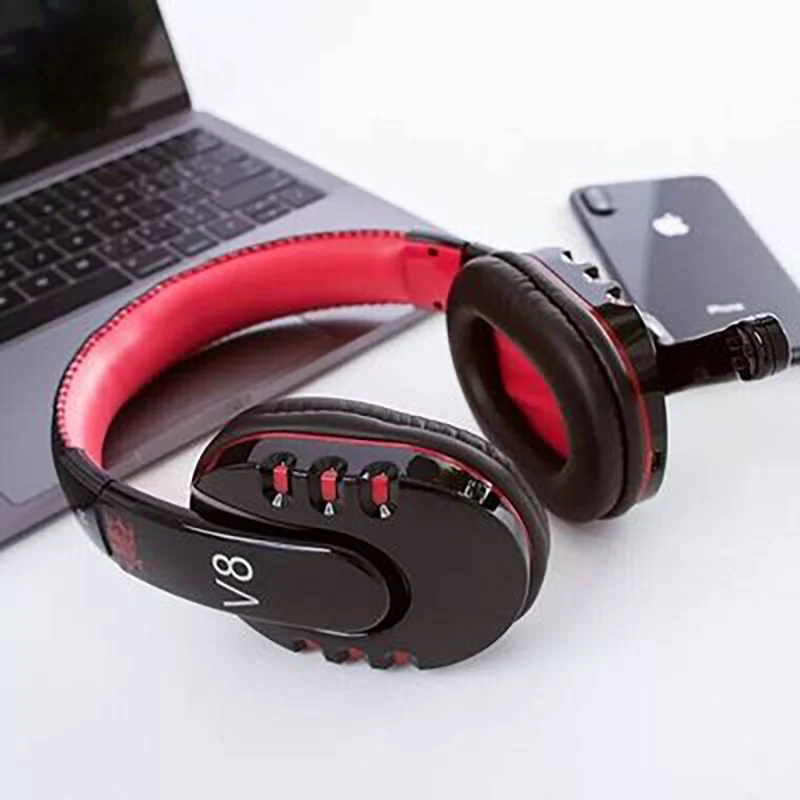 Наушники bluetooth 4 1 беспроводные HIFI V8 наушники casque gamer гарнитура Водонепроницаемая
