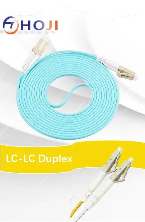 

5M LC-LC Duplex 50/125 Multimode 10 Gb Fiber Patch Cable Aqua OM3