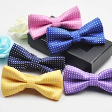Лидер продаж Детские галстуки-бабочки с точками Красочные бабочки Мода милый ребенок галстук бабочка для питомца галстук