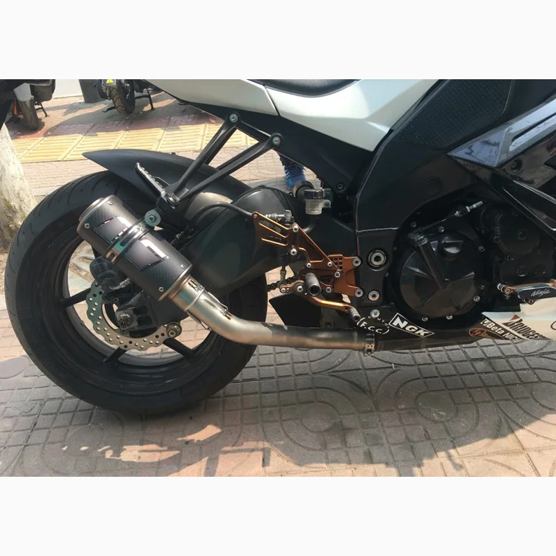 Слипоны для ZX10R выхлопной трубы мотоцикла соединение с соединительной трубой
