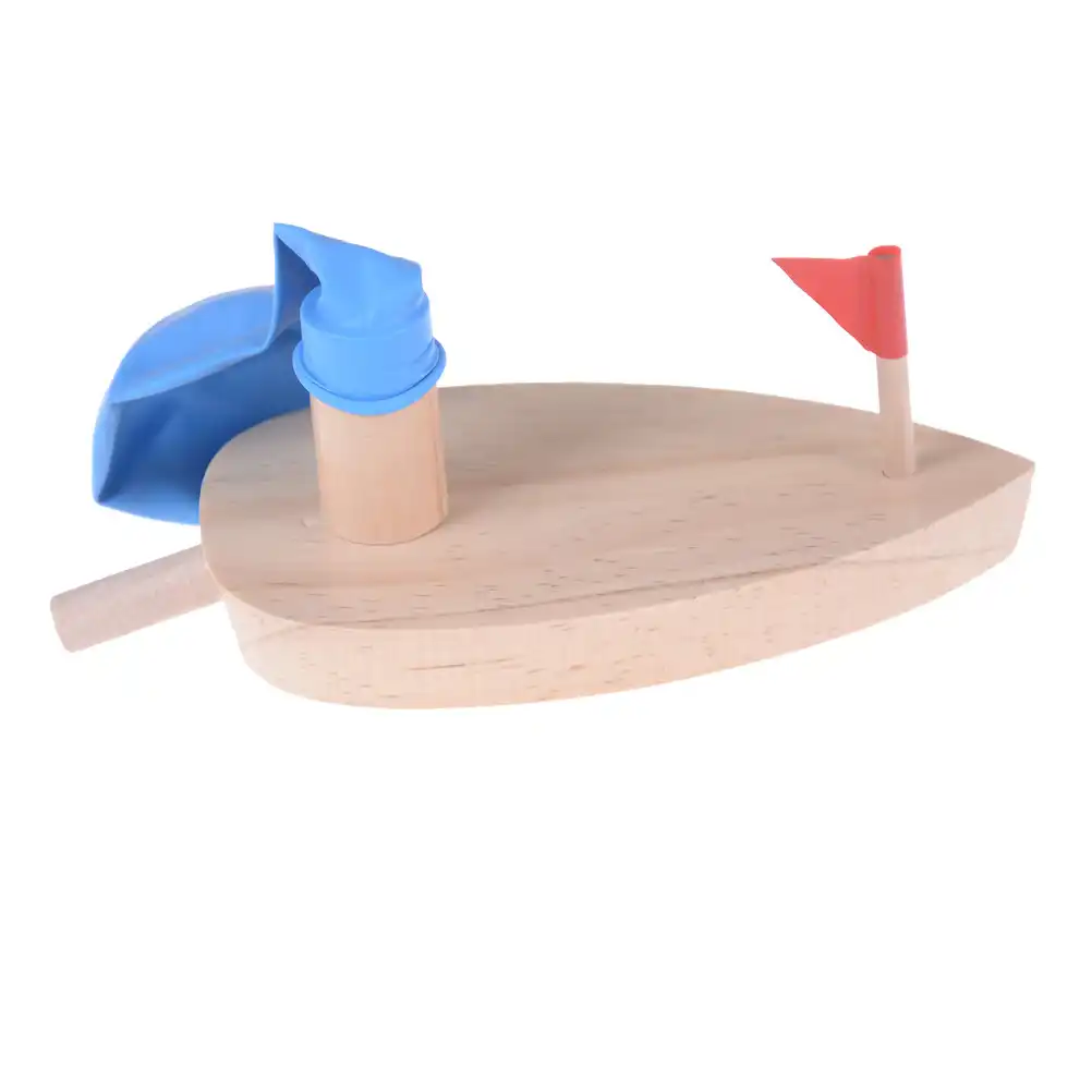 wooden bath toys