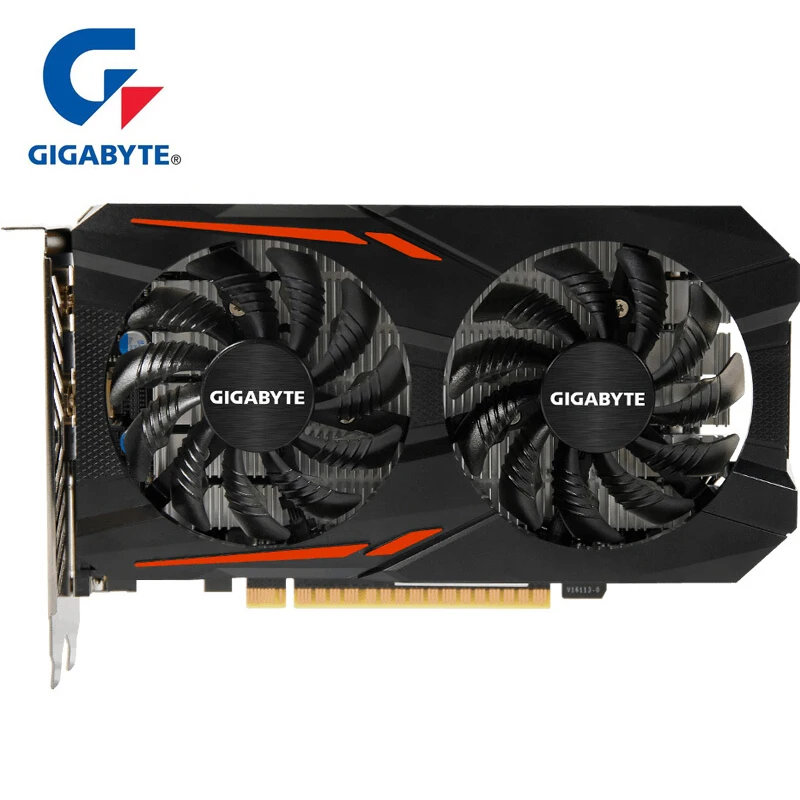 Gigabyte видеокарта GTX1050 CN видеокарты с NVIDIA GeForce gtx 1050 GPU 2 ГБ GDDR5 128 бит для
