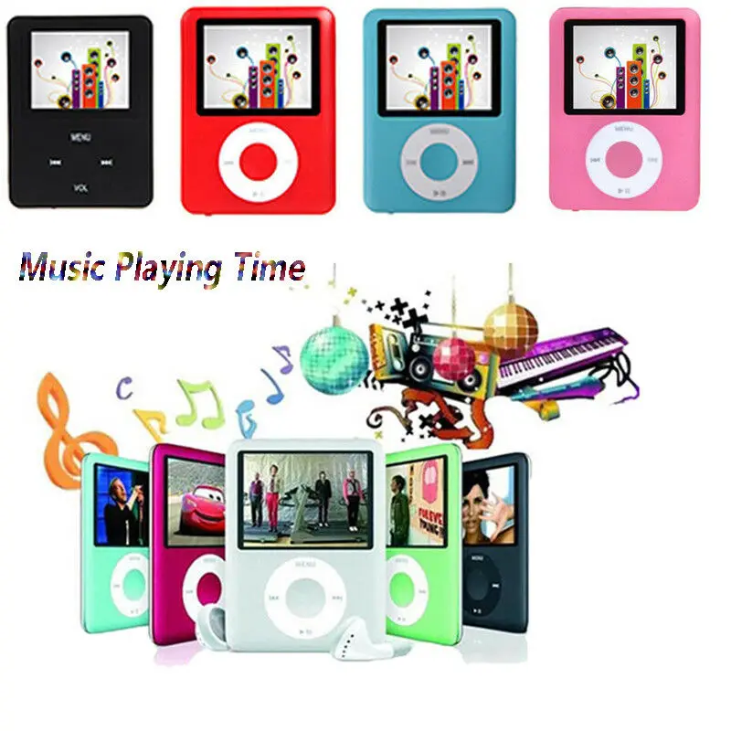 

8GB-32GB Digital MP3 MP4 Player 1.8" LCD Screen Video Game Movie Radio FM 3th