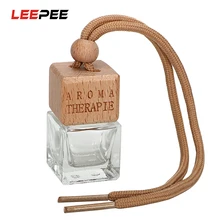 LEEPEE, автомобильная пустая бутылка для парфюма, для эфирных масел, освежитель воздуха, авто орнамент, автомобильный Стайлинг, парфюм, подвеска, горячие автомобильные аксессуары