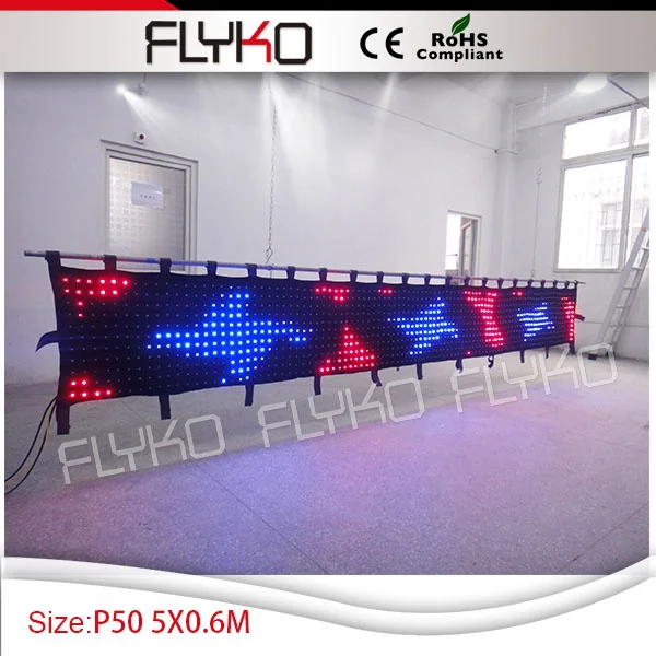 led оптовиков led видео занавес для украшения дня рождения