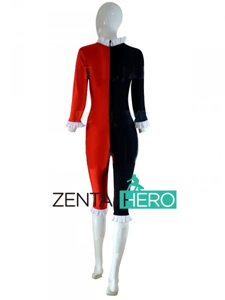 Cosplay&ware Zentaihero The 52 Harley Quinn Costume Spandex Cosplay Pyjama Superhero Halloween Party 17051505 -Outlet Maid Outfit Store