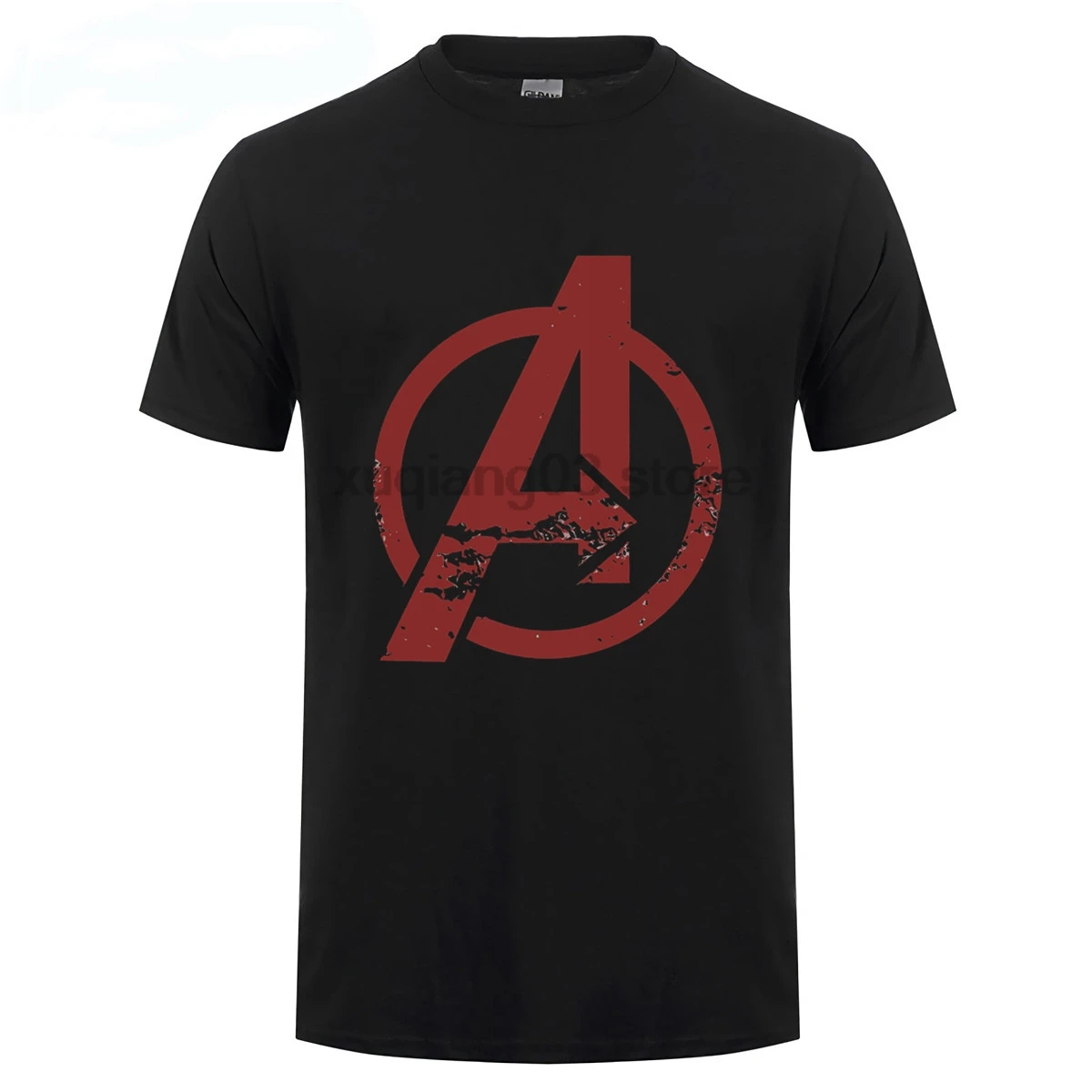 2018 Лидер продаж Marvel Мстители Для мужчин; короткий рукав Мстители Логотип Символ печатается Для мужчин s Топы с надписями хипстерская