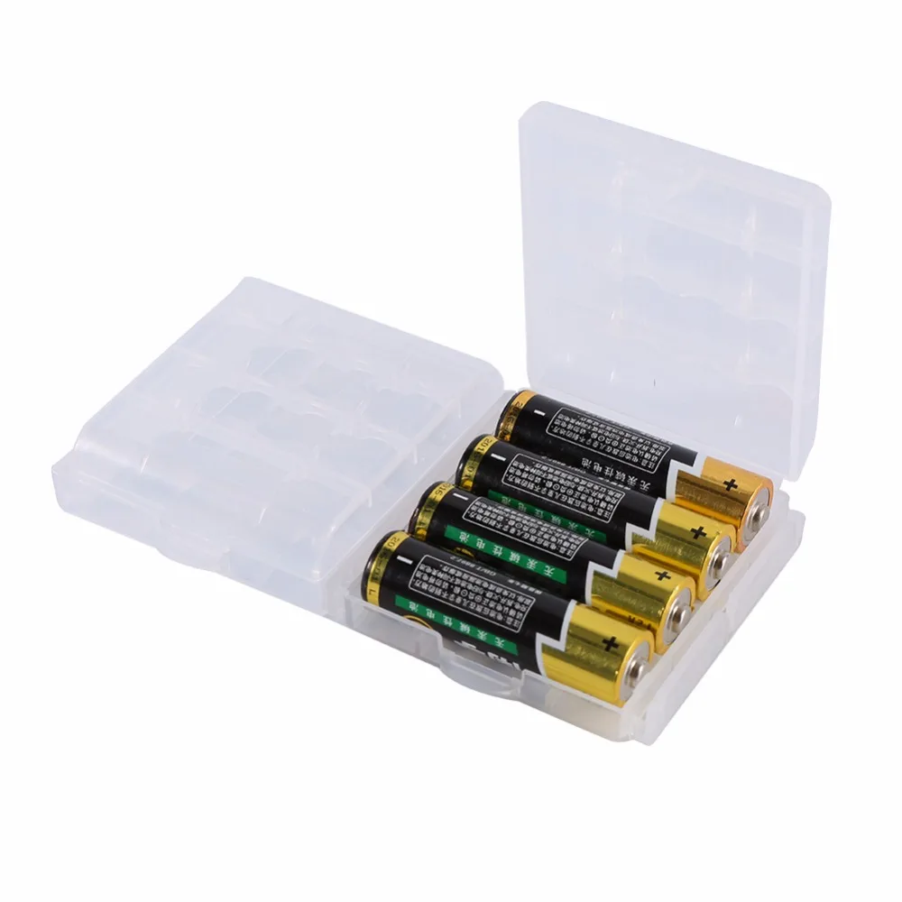 10 Pcs/lot AAA Battery Holder Multifunctional Transparent Hard Plastic