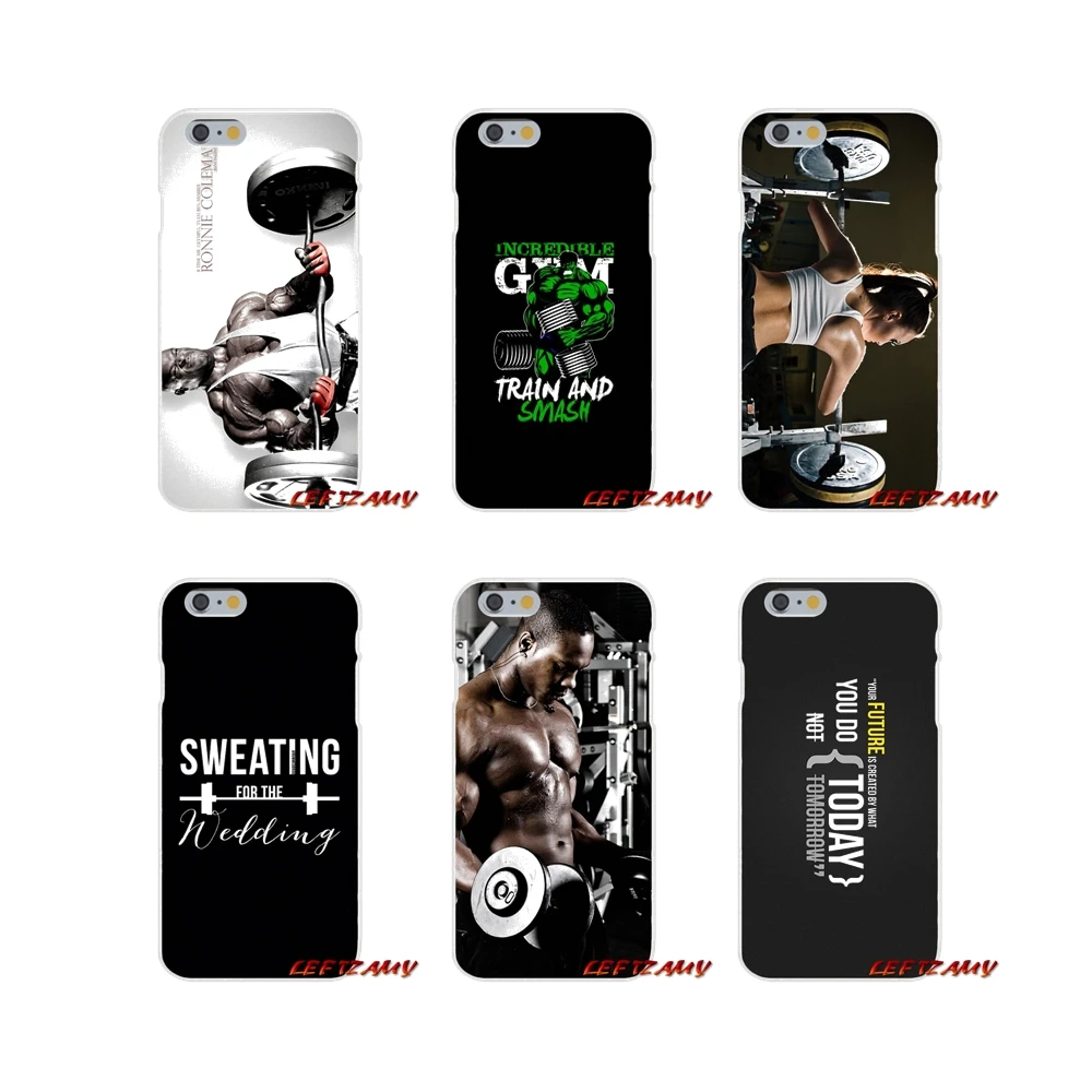 Модный бодибилдинг тренажерный зал фитнес для iPhone X XR XS MAX 4 4S 5 5S 5C SE 6 6S 7 8 Plus ipod touch TPU