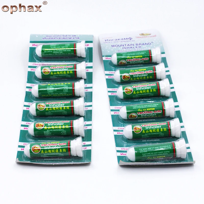 6pcs Vietnam Nasal Inhaler Nasal Smell Prevent Sunstroke Anti influenza