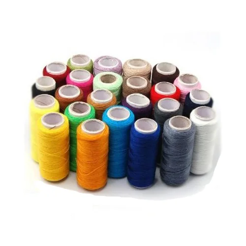 24 Assorted Colors Polyester Sewing Thread Pack of 24 UKin Sewing