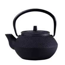 NOCM-style чугунный чайник поставляется с ситечком чайник 300 мл(черный