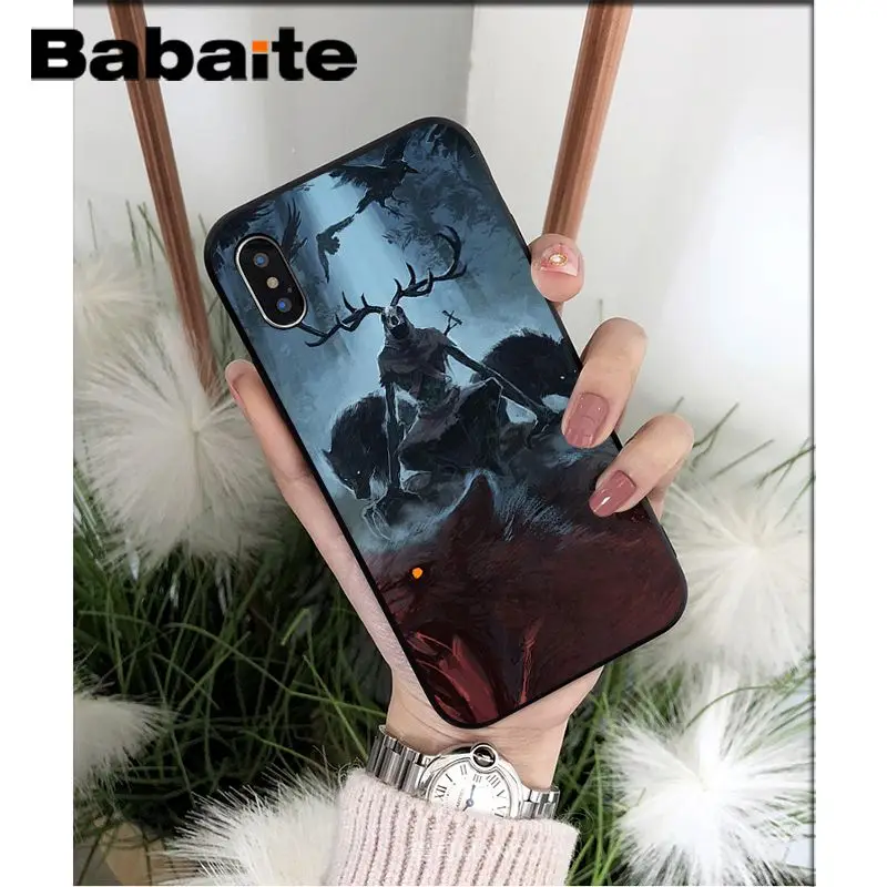 Babaite The Witcher Wild Colorful Cute Phone Accessories Case for Apple iPhone 8 7 6 6S Plus X XS MAX 5 5S SE XR Cellphones