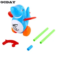 OCDAY детские игрушки ручной толчок прогулки мультфильм животное игрушка-тележка один стержень ручной толкаемые игрушки подарок для детей ходьба