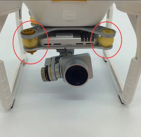 Shock Absorber Rubber Ball Dampers With Securing Bracket For DJI Phantom 3 Advanced / Professional