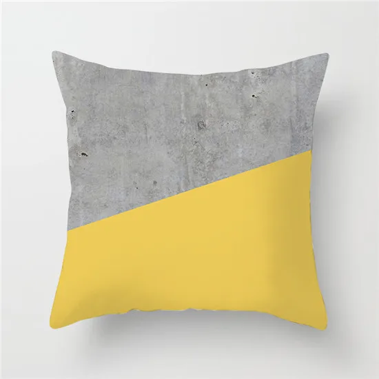 Fuwatacchi желтые с геометрическим узором Чехлы для подушек алмазные Квадратные наволочки полосатые наволочки для подушек для спальни диван мягкие подушки - Цвет: PC04806