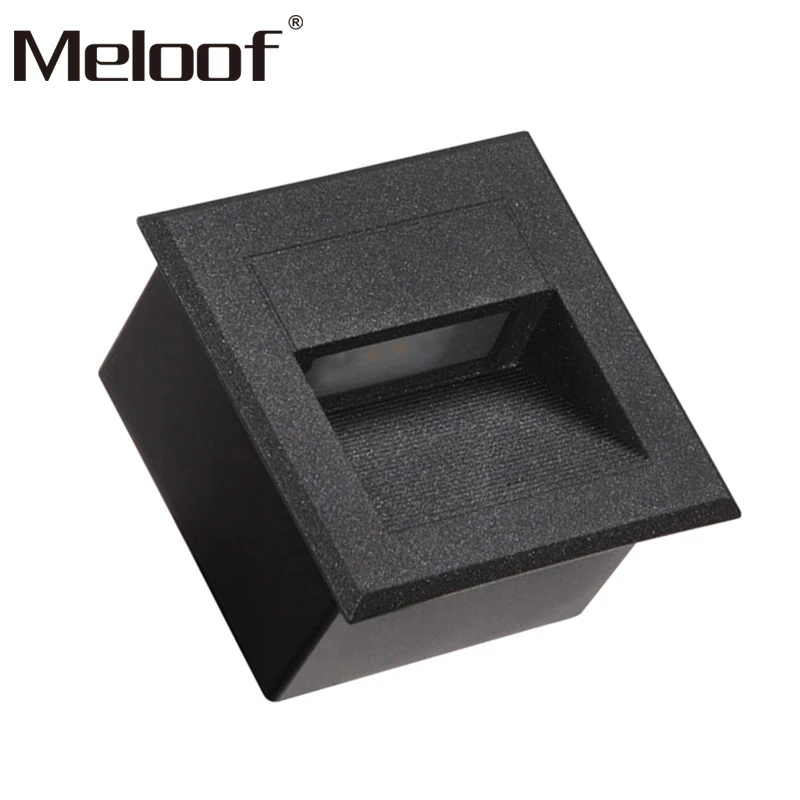 4pcs/Waterproof Led Step Stair Lights 3W Outdoor Deck Flooring light for Channel Stairway 86 Box dusk to dawn outdoor | Лампы и