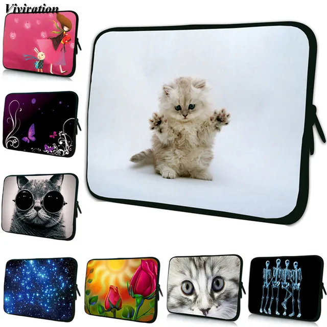 Cheap Viviration Portable Sleeve Cute Tablet Bag 7 10.1 10 9.6 9.7 10.5 Inch Laptop Case 15 17 14 13 12 Inch Neoprene Cover For e-Book